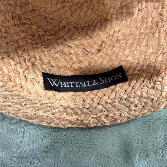 WHITTALL & SHON 100% STRAW SUMMER HAT - Picture 3 of 5
